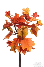 Искусственная ветка осенних листьев, 33 см, 1258-35