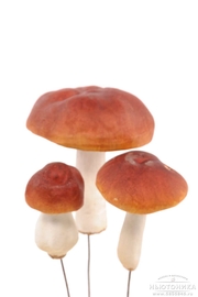 Элемент декора грибы набор 6 шт, 1399-70