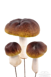 Элемент декора грибы набор 6 шт, 1399-75
