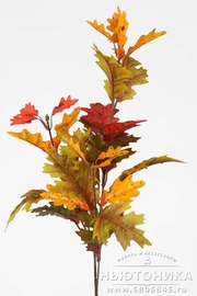 Искусственная ветка из осенних листьев, 80 см, 2694-35