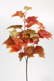 Искусственная ветка осенних листьев, 55 см, 6117-35
