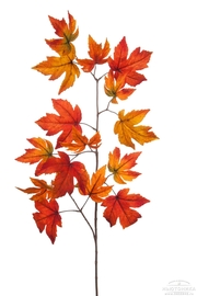 Искусственная ветка кленовых листьев, 115 см, 9096-02
