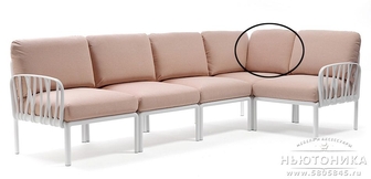Подушка для дивана Komodo, угловая на спинку, 36370.54.066