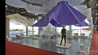 Уличный зонт Capri, 5x6 м, С5060CAT-T2N