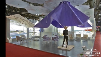 Уличный зонт Capri, 6x6 м, С6060CAW-T2N