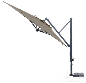 Уличный зонт Galileo Dark, 3.5x3.5 м, C3535GDR-A1S