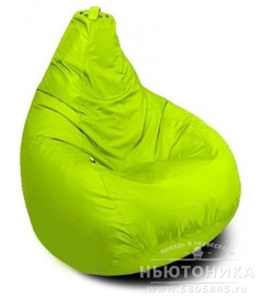 Пуф кресло-мешок груша, салатовый, КМ-Grusha-Green-Cat3