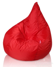 Пуф кресло-мешок груша, красный, КМ-Grusha-Red-Cat3
