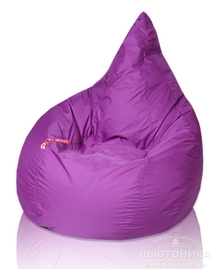 Пуф кресло-мешок груша, фиолетовый, КМ-Grusha-Violet-Cat3